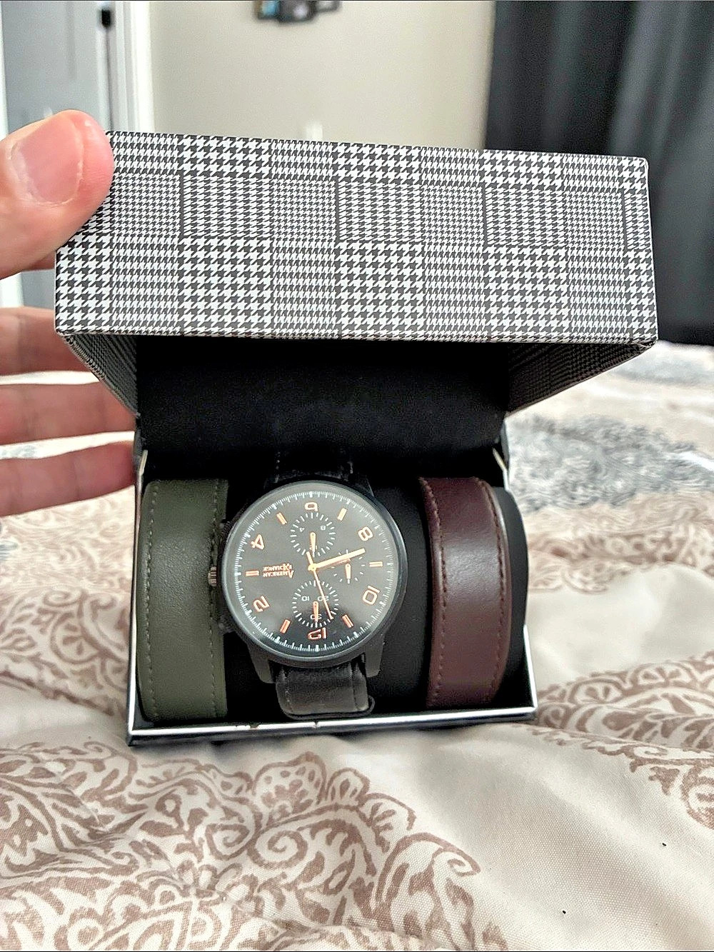 Armitron Men's Watch Set with Extra Straps Like New